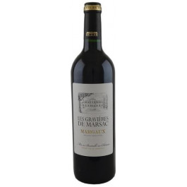Les Grands Chais de France Вино Chateau Les Gravieres de Marsac Margaux червоне сухе 0.75л (VTS1313650)