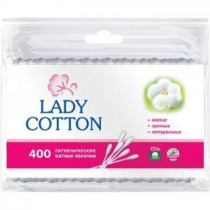 Lady Cotton Палочки  ватные 400шт (4823071643923) - зображення 1