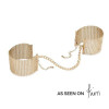 Bijoux Indiscrets Desir Metallique Handcuffs - Gold (SO2664) - зображення 1