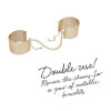 Bijoux Indiscrets Desir Metallique Handcuffs - Gold (SO2664) - зображення 5