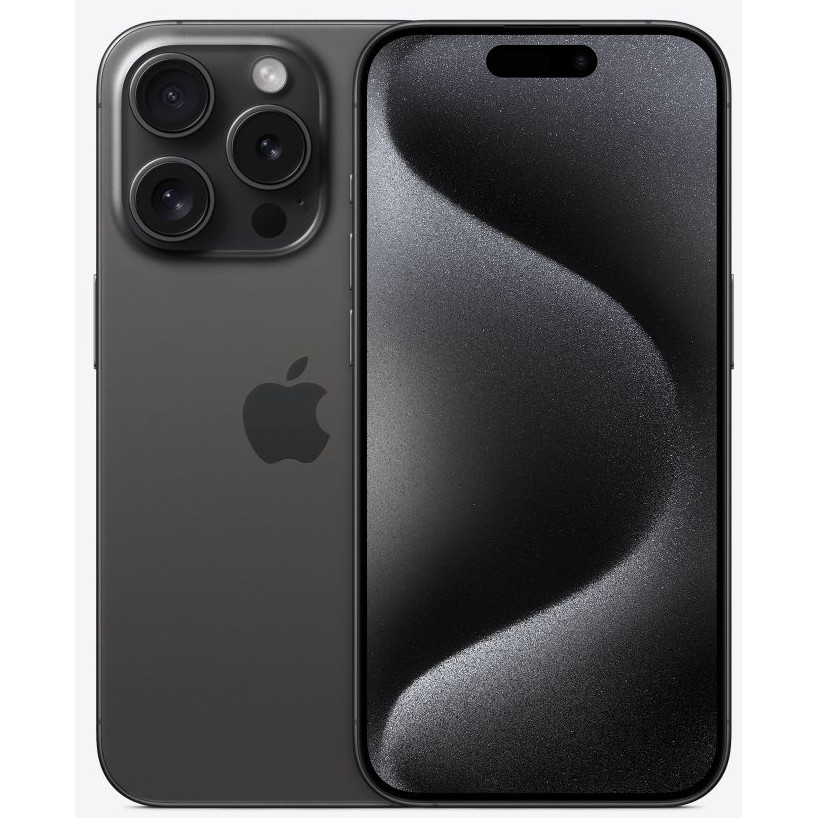 Apple iPhone 15 Pro 256GB Dual SIM Black Titanium (MTQ83) - зображення 1