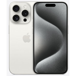 Apple iPhone 15 Pro 128GB Dual SIM White Titanium (MTQ53)