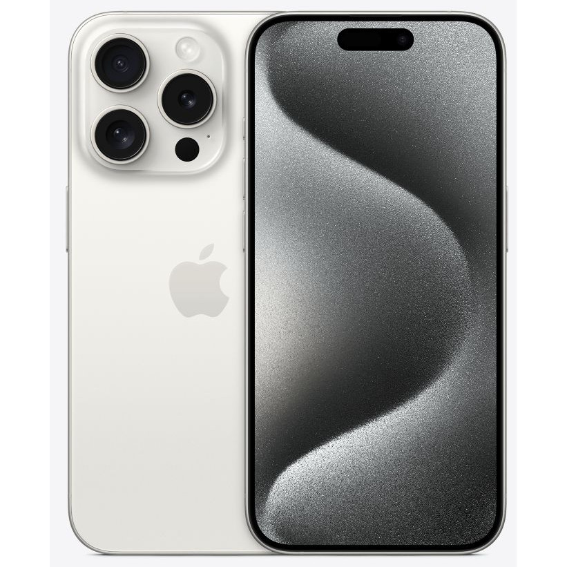 Apple iPhone 15 Pro 256GB eSIM White Titanium (MTQT3) - зображення 1