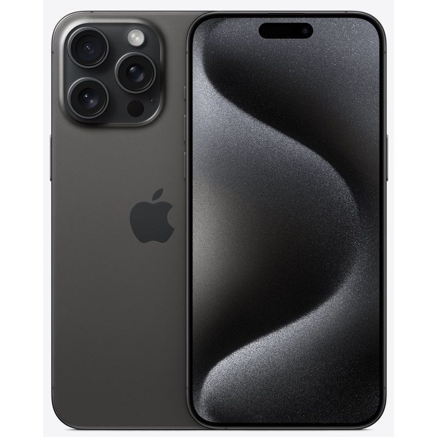 Apple iPhone 15 Pro Max 1TB Dual SIM Black Titanium (MU2X3) - зображення 1