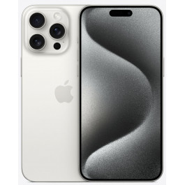 Apple iPhone 15 Pro Max 1TB Dual SIM White Titanium (MU2Y3)