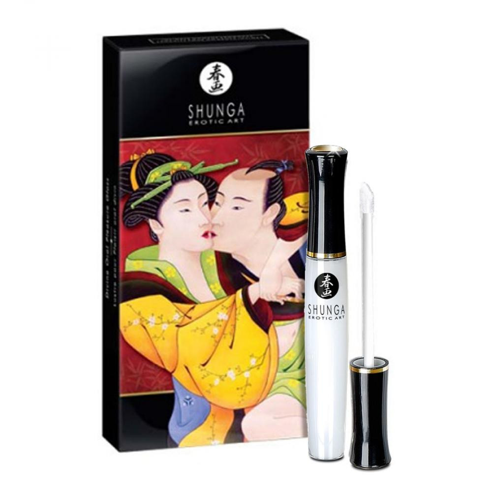 Shunga LIPGLOSS Клубничное Вино (10 мл), SO2554 - зображення 1