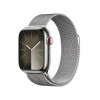 Apple Watch Series 9 GPS + Cellular 41mm Silver S. Steel Case w. Silver Milanese Loop (MRJ43) - зображення 1