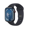 Apple Watch Series 9 GPS + Cellular 45mm Midnight Alu. Case w. Midnight S. Band - M/L (MRMD3) - зображення 1