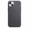 Apple iPhone 15 Plus FineWoven Case with MagSafe - Black (MT423) - зображення 1