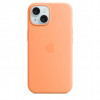 Apple iPhone 15 Silicone Case with MagSafe - Orange Sorbet (MT0W3) - зображення 1