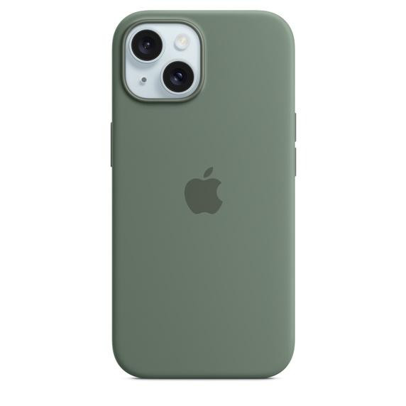 Apple iPhone 15 Silicone Case with MagSafe - Cypress (MT0X3) - зображення 1