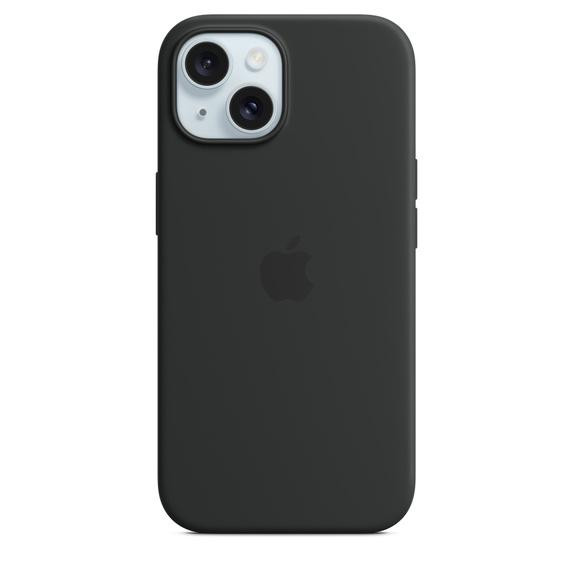 Apple iPhone 15 Silicone Case with MagSafe - Black (MT0J3) - зображення 1