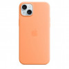 Apple iPhone 15 Plus Silicone Case with MagSafe - Orange Sorbet (MT173) - зображення 1