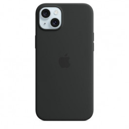   Apple iPhone 15 Plus Silicone Case with MagSafe - Black (MT103)