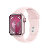 Apple Watch Series 9 GPS + Cellular 41mm Pink Alu. Case w. Light Pink Sport Band - S/M (MRHY3) - зображення 2