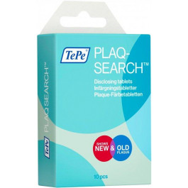 TePe Таблетки для идентификации зубного налета  PlaqSearch 10 шт (992676) (7317400014043)