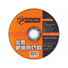 Polax Диск Polax абразивный шлифовальный по металлу 1 14А 125х6х22,23 (54-104)