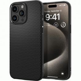 Spigen iPhone 15 Pro Max Liquid Air Case Matte Black (ACS06562)