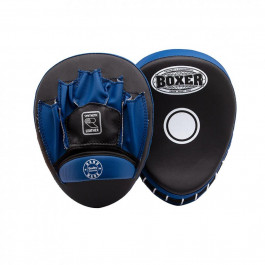 Boxer Sport Line Лапи боксерські гнуті /шкірвініл 1мм, пенопоролон/ чорний/синій (2011-01B)