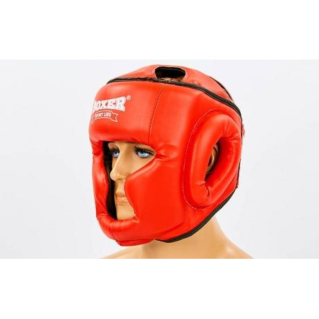 Boxer Sport Line Шлем боксерский с полной защитой 2036 / размер L, красный - зображення 1