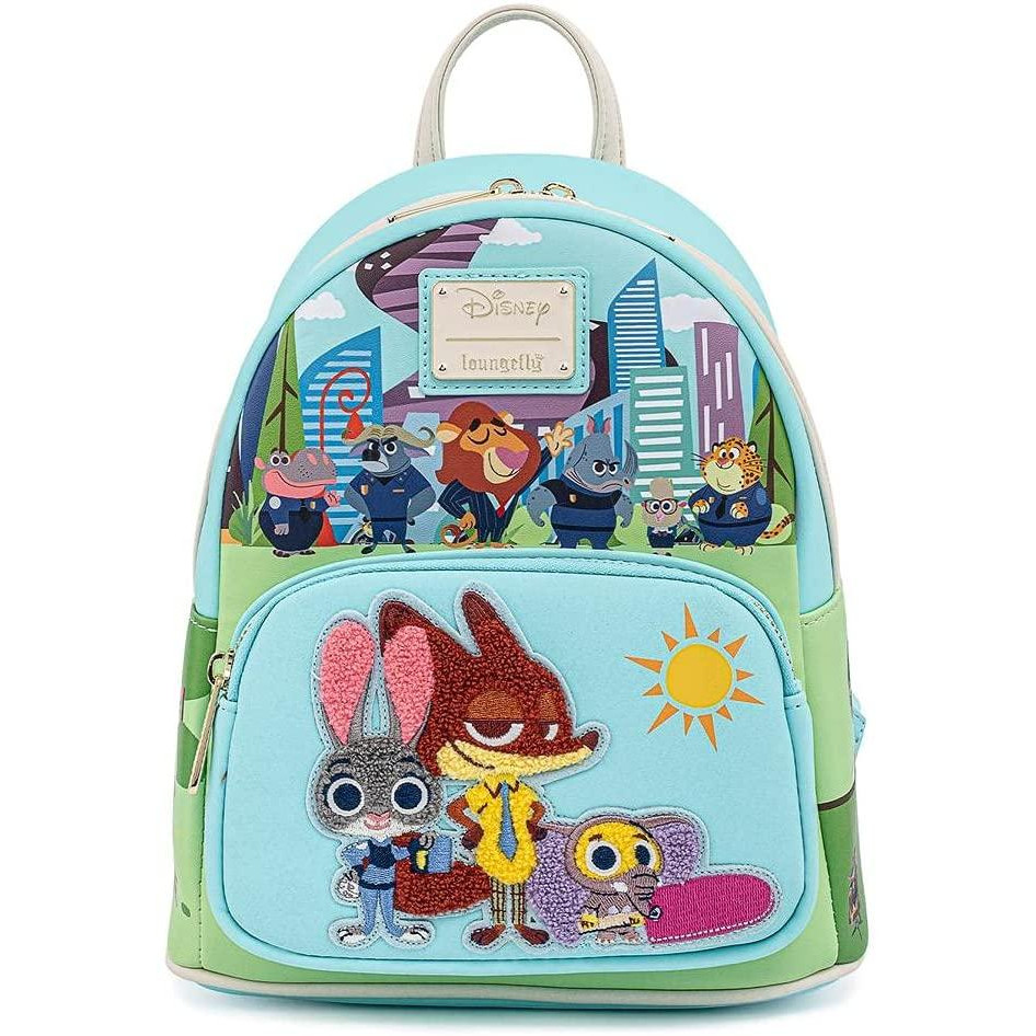 Loungefly Disney - Zootopia Chibi Group Mini Backpack - зображення 1