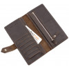 Grande Pelle Темно-коричневий стильний гаманець ручної роботи  (13014) - зображення 5