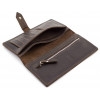 Grande Pelle Темно-коричневий стильний гаманець ручної роботи  (13014) - зображення 6