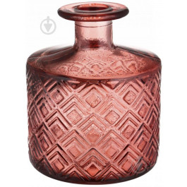 San Miguel Ваза скляна  Nihon 12 см світло-рожева (8435456417140)