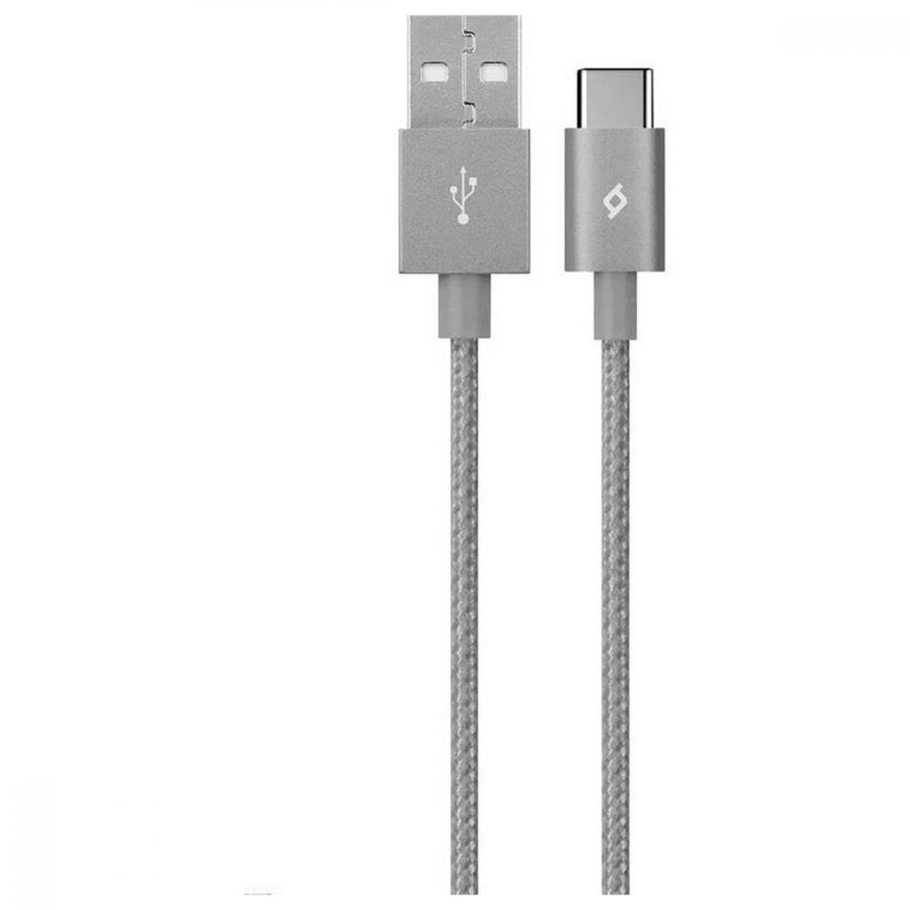TTEC 2DK18 AlumiCable USB 2.0 to Type-C 1.2m Space Gray (2DK18UG) - зображення 1
