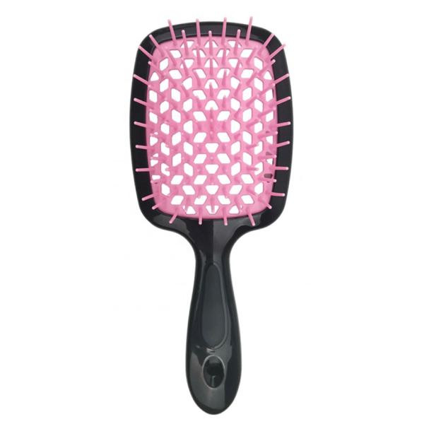 Hollow Comb Гребінець для волосся  Superbrush Plus Black+Light Pink - зображення 1