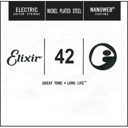   Elixir Струна 15242 Nanoweb Nickel Plated Steel Electric .042