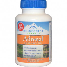 RidgeCrest Herbals Комплекс для Ликвидации Усталости, Adrenal Fatigue Fighter, RidgeCrest Herbals, 60 гелевых капсул