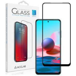 ACCLAB Защитное стекло Full Glue для Xiaomi Redmi Note 10 5G Black (1283126513190)