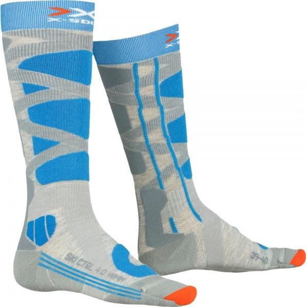 X-Bionic Шкарпетки SKI CONTROL 4.0 XS-SSKCW19W-G160 р.35-36 блакитний - зображення 1