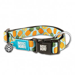 Max & Molly Smart ID Collar Sweet Pineapple Нашийник з QR-кодом, малюнок "Солодкий Ананас" L (4894512053052)