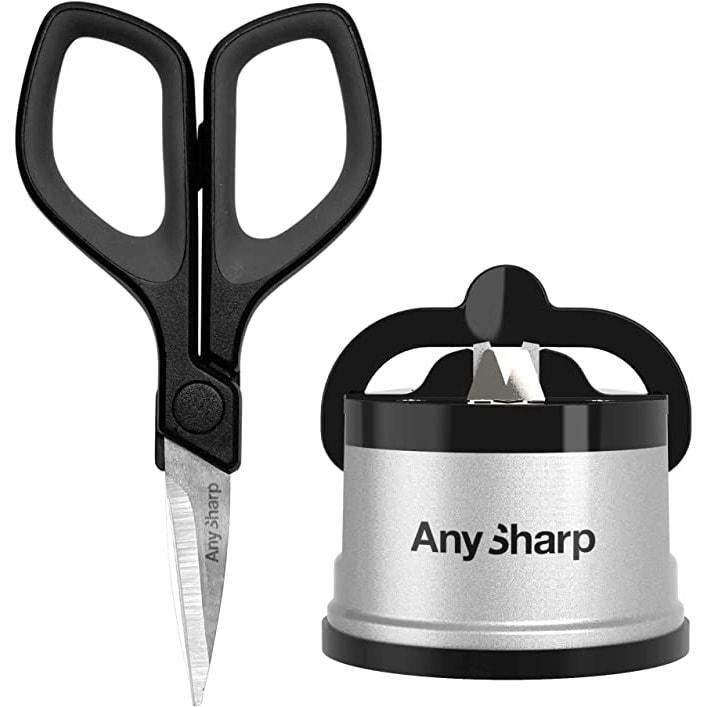 Anysharp Точило  Classic Silver з ножицями (ASMULTISILSIZZ) - зображення 1
