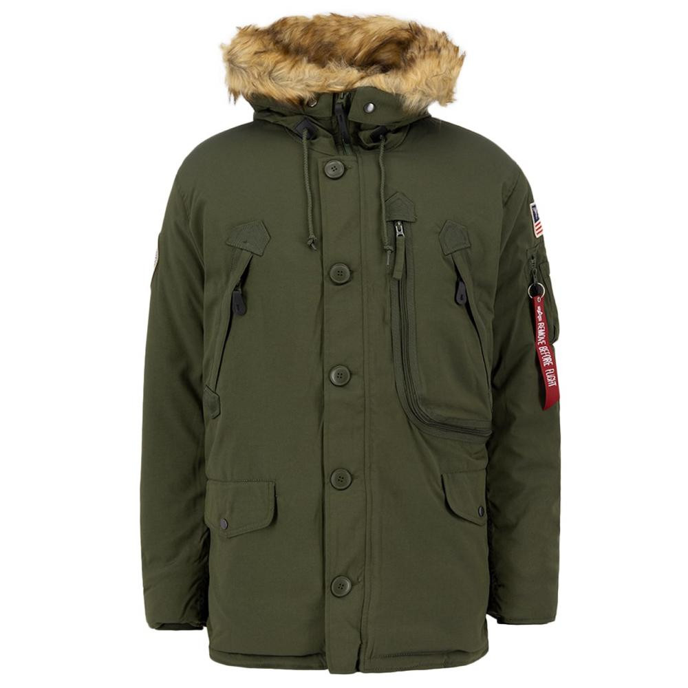 Alpha Industries Куртка  Polar Jacket - Dark Green S - зображення 1