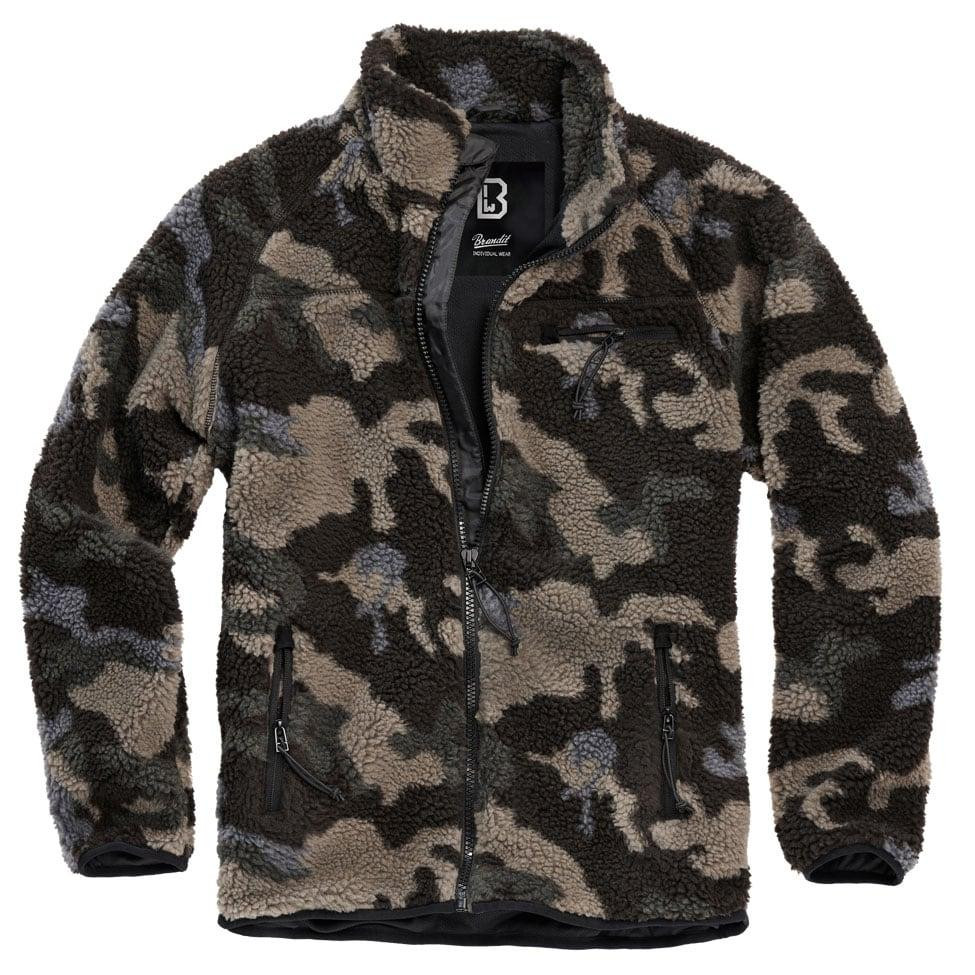 Brandit Куртка  Teddyfleece Jacket - Dark Camo M - зображення 1