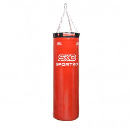 Sportko Мішок боксерський  PVC "Класік" 85 см з кільцем колір червоний