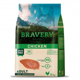 Bravery Adult Large & Medium Chicken 12 кг 6626 BR CHIC ADU L_ 12KG