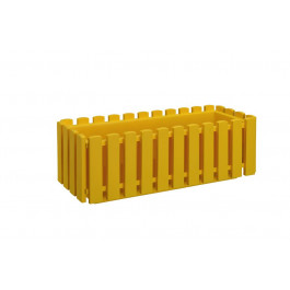 Plastkon Вазон Fency прямоугольный 50 см Желтый (8595096951661)
