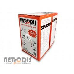 Netsodis UTP 0.51 CU Cat.5E 4PR PVC 305m (A000460)