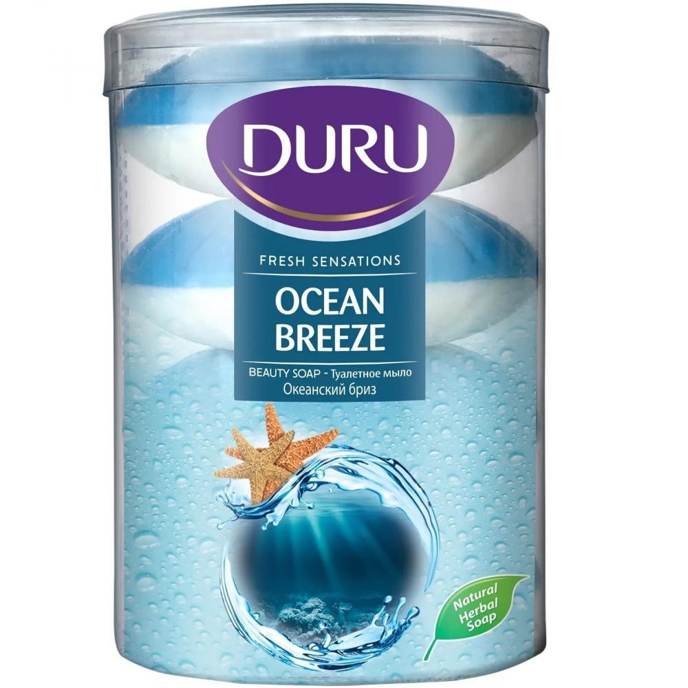 Duru Мыло  Fresh Sensations Океанский бриз 4 х 100 г (8690506517977 ) - зображення 1