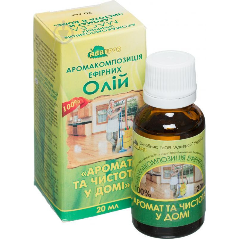 Адверсо Аромакомпозиція  Аромат и чистота в доме 20 мл (4820104012572) - зображення 1