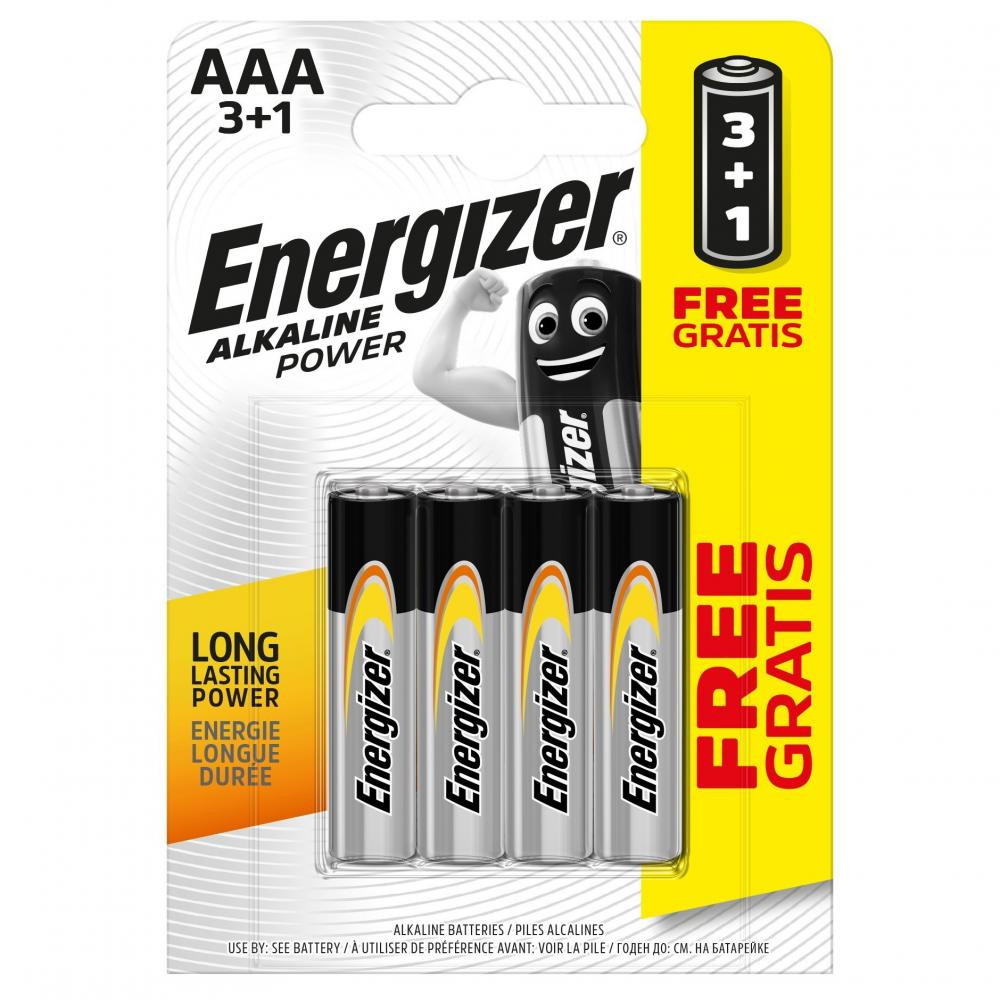 Energizer Alkaline Power AAA 4шт/уп (6429529) - зображення 1