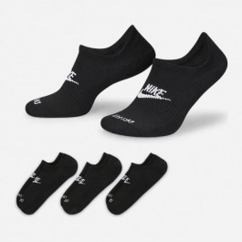 Nike Набір шкарпеток  U Nk Evryday Plus Cush Footie DN3314-010 L 3 пари Black/White (195244777006)