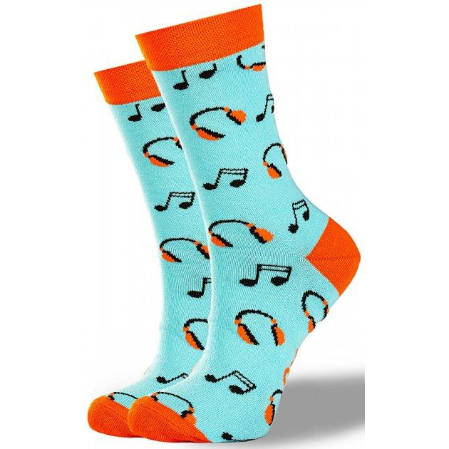 GoodSox Шкарпетки  Music On 236-18 35-40 Бірюзові (4820216100200) - зображення 1