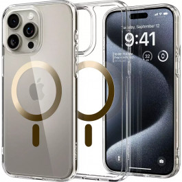 Spigen iPhone 15 Pro Ultra Hybrid MagSafe Case Gold (ACS06718)
