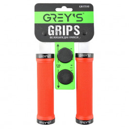 Grey's Гріпси  з гумовим покриттям 2 шт 130 мм Red (GR17510)