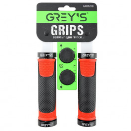 Grey's Гріпси  з гумовим покриттям 2 шт 130 мм Red (GR17210)